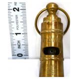 Titanic brass pocket whistle