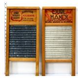 Lot of 2 vintage wash boards