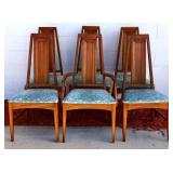 Lot of 6 MCM dining chairs see photos