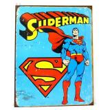 Metal 12.5x16 Superman sign