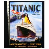 Metal Titanic sign