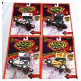 Lot of 4 Road Champs Sprint Racer cars in package