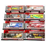 Lot of 8 Matchbox Race Team semi trucks in boxes