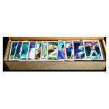 1988 Topps baseball card box with contents