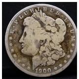 1900O Morgan silver dollar