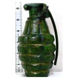 Cast iron grenade bank