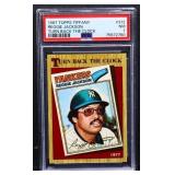 Graded NM 1987 Topps Reggie Jackson card