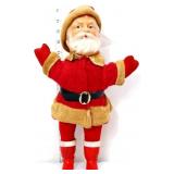 Vintage 15in rubber face Santa figure