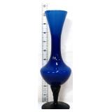 10in cobalt Empoli bud vase