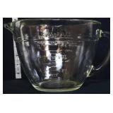 Vintage clear Fire King batter bowl