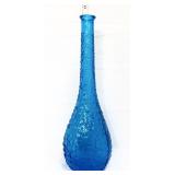 16in blue Italian bubble genie bottle no stopper