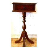Vintage 1 drawer stand table see pics
