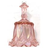 Fenton pink iridescent bell