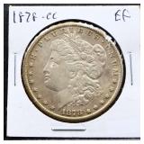 1878 Carson City Morgan silver dollar