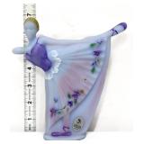 Fenton blue burmese Natalie ballerina figure
