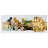 Mixed estate lot, inc animal figures, lot as is