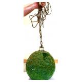 MCM green spaghetti light fixture as is