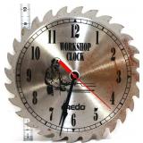 10in sawblade battery op wall clock