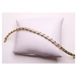 Genuine diamond tennis bracelet