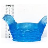 Vintage blue bird salt cellar