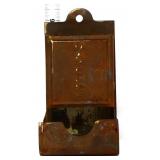 Vntg metal match safe