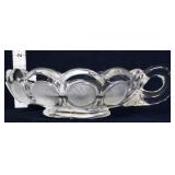 Fostoria clear coin glass nappy