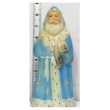 Fenton 9in Moring Star Santa in blue robe