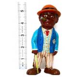 Cast iron americana 5in man with cigar bank
