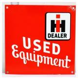 Enamel 6x6 IH Used Equipment sign