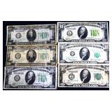 $80 face value of mixed Federal Reserve notes