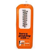 Vntg metal 6x16 Fram Autolite adv thermometer