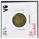 1865 3 cent nickel