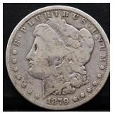 1879S Morgan silver dollar