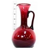 Vintage 8in amethyst glass ewer