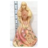Fenton 8in burmese Southern Belle figure