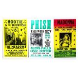 Lot of 3 concert posters, not originals