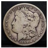 1899S Morgan silver dollar