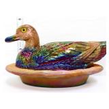 Westmoreland carnival duck on nest