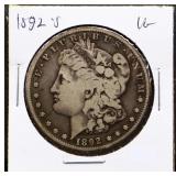 1892S Morgan silver dollar