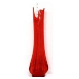 MCM 22in amberina broken column swung vase