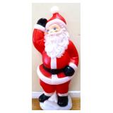 Vntg 39in waving Santa blow mold NO SHIPPING