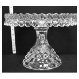 Fostoria 2 piece round cake stand