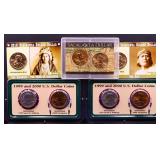 Lot of Susan B Anthony & Sacagawea dollar coins
