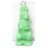 Mosser 5in jadeite bunny figure