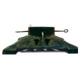 Vntg 14x14in iron Christmas tree stand