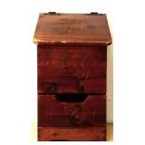 Vintage wood Taters & Onions box