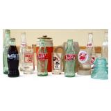 Mixed estate lot, inc soda bottles