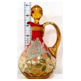 Fenton amberina woodland cruet w/ stopper