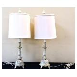 Pair of vintage table lamps see pics