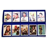 10 vntg NASCAR Card Dynamics cards in org boxes